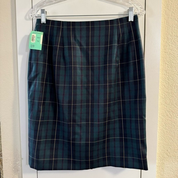 Classiques Entier Plaid Wool Vest and Skirt Set Japan Made L/10 Clueless Preppy - Picture 10 of 14